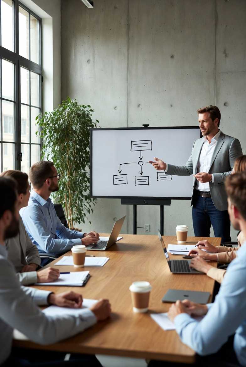 Beratungssituation: Strategieworkshop am Tisch