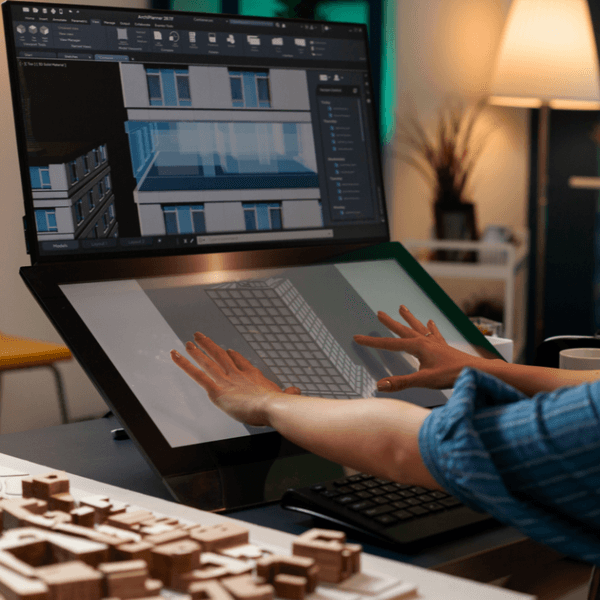 Moderner Arbeitsplatz mit Collaboration-Tools